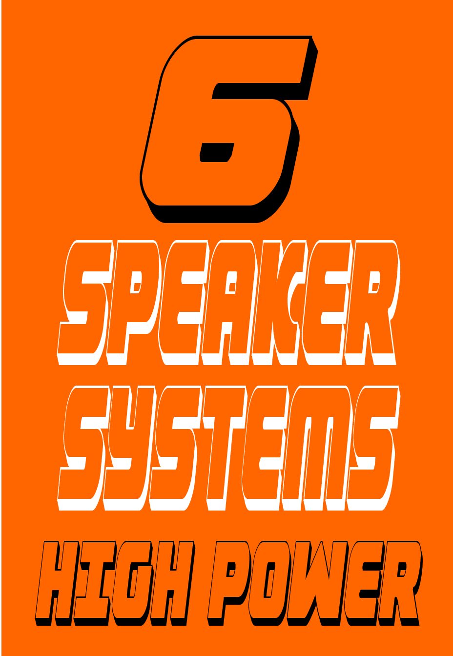 XP1K 6 SPEAKER SYSTEM 14-18
