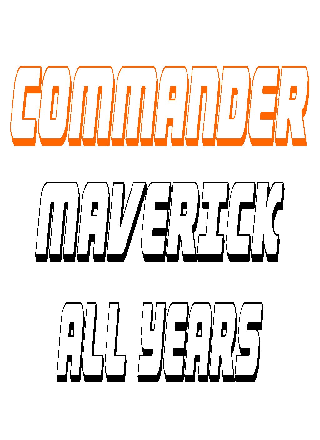 COMMANDER/MAVERICK/TURBO OLD BODY