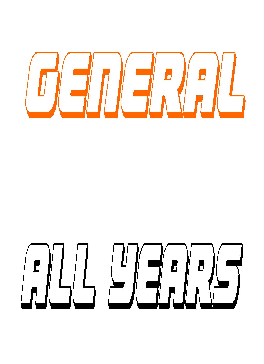GENERAL 4 ALL YEARS