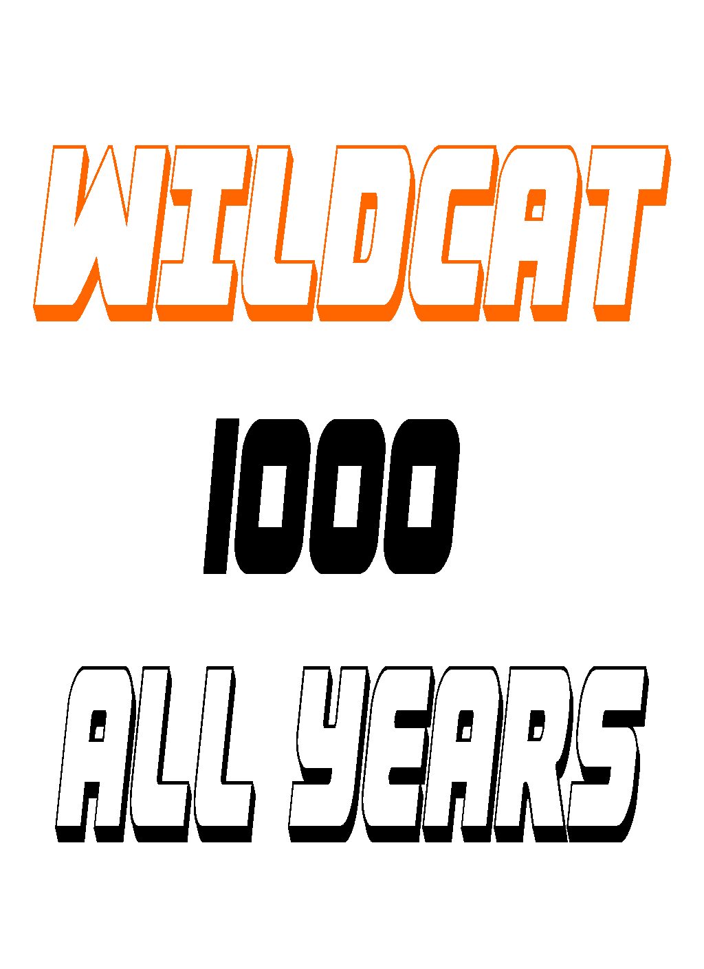 WILDCAT 1000 (ALL YEARS)