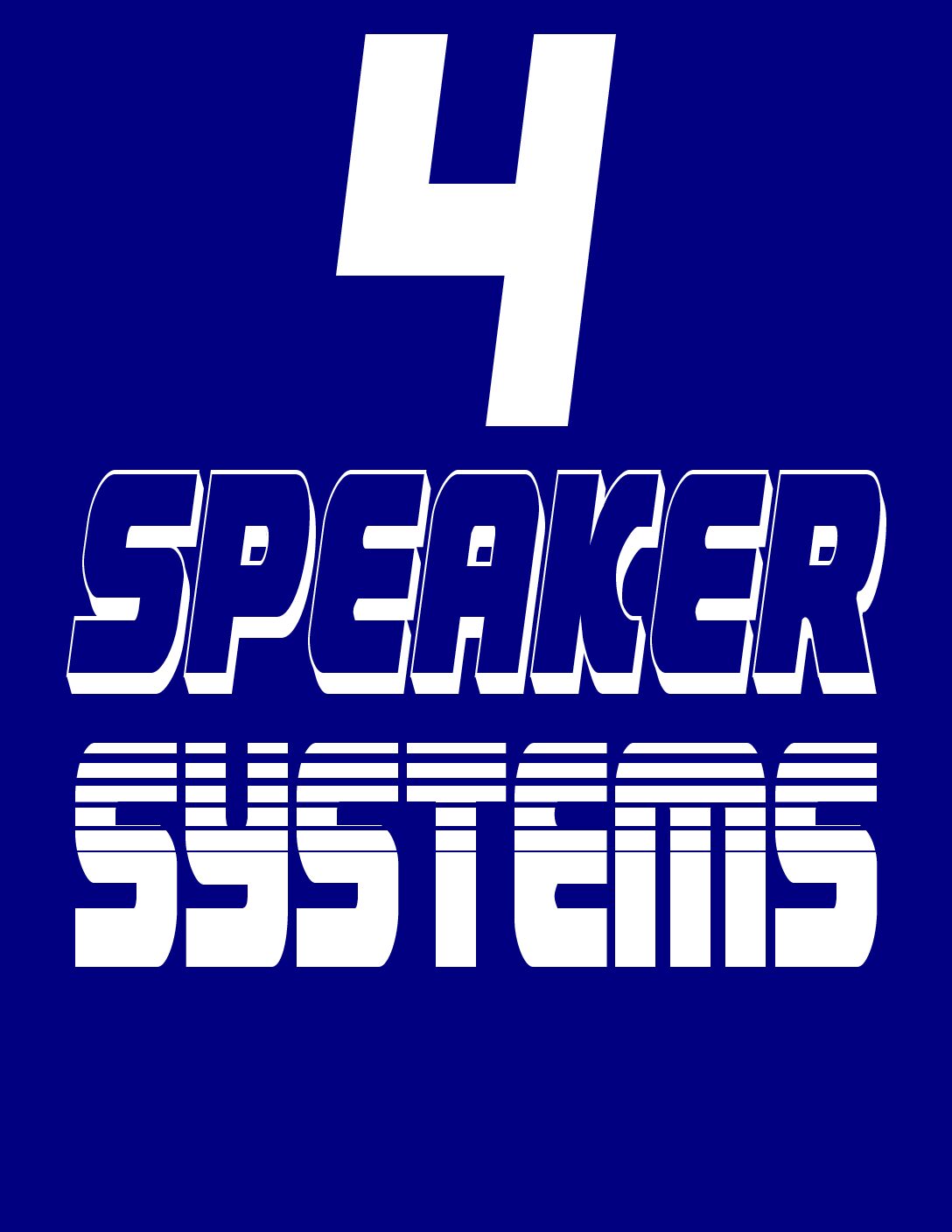 XP1K 4 SPEAKER SYSTEM 14-18