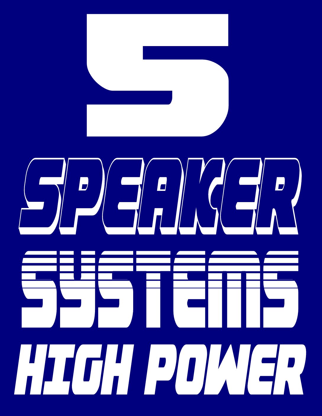 900S 5 SPEAKER SYSTEM 14-UP