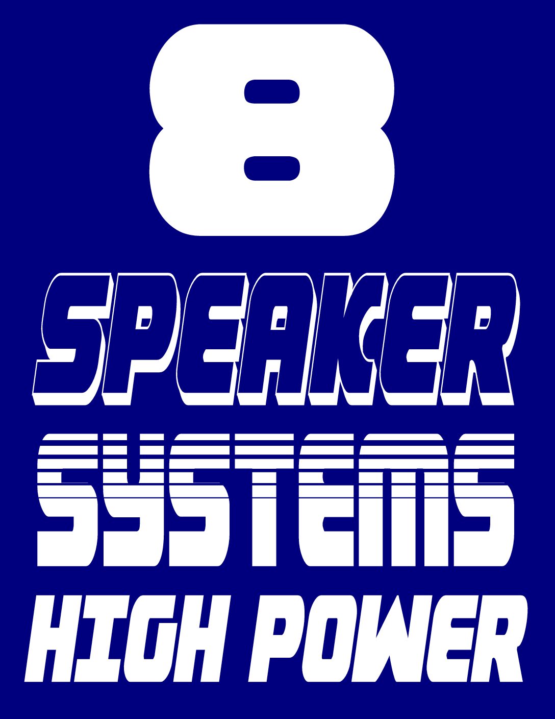 900S 8 SPEAKER SYSTEM 14-UP
