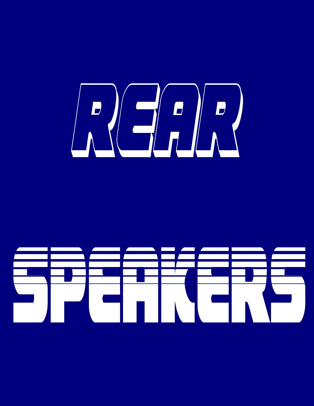 REAR SPEAKERS