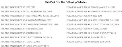 RYCO STREET LEGAL KIT POLARIS RZR 2018 UP WITH FANG LIGHTS