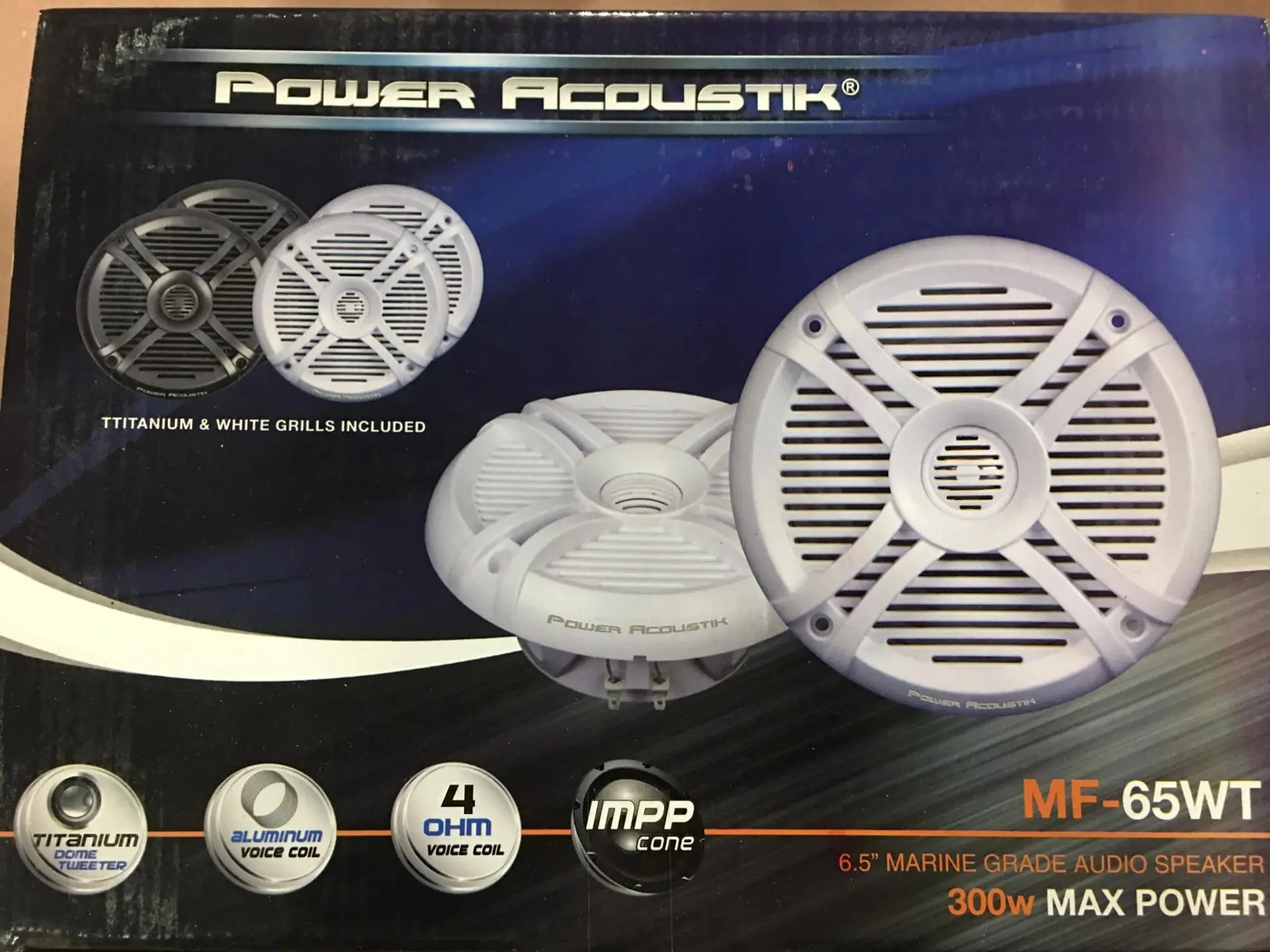 POWER ACOUSTIC MARINE 6.5 MF65WT (CLOSE OUT) FREE SHIPPING