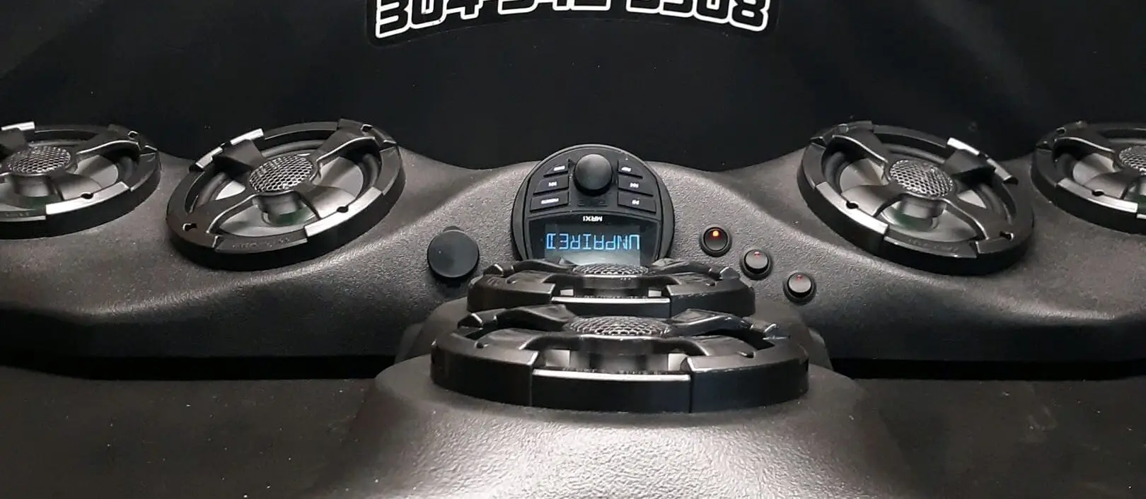 6 SPEAKER SYSTEM HIGH POWER GENERAL 2 SEAT ONLY