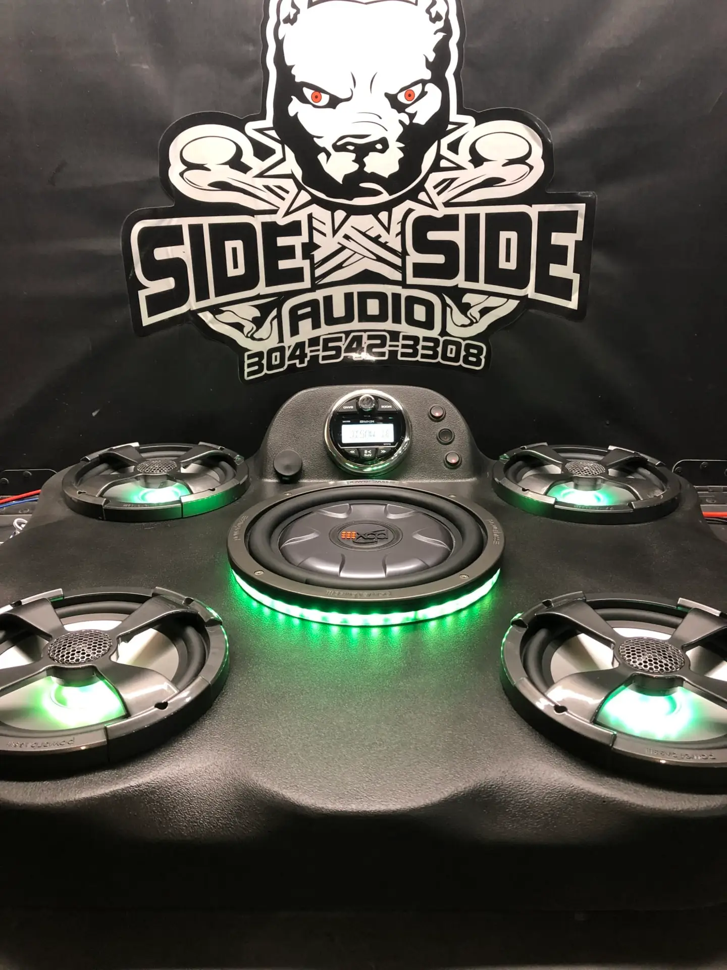 SXS AUDIO FOUR SEAT 9 SPEAKER SYSTEM (FREE SHIPPING) - Image 3