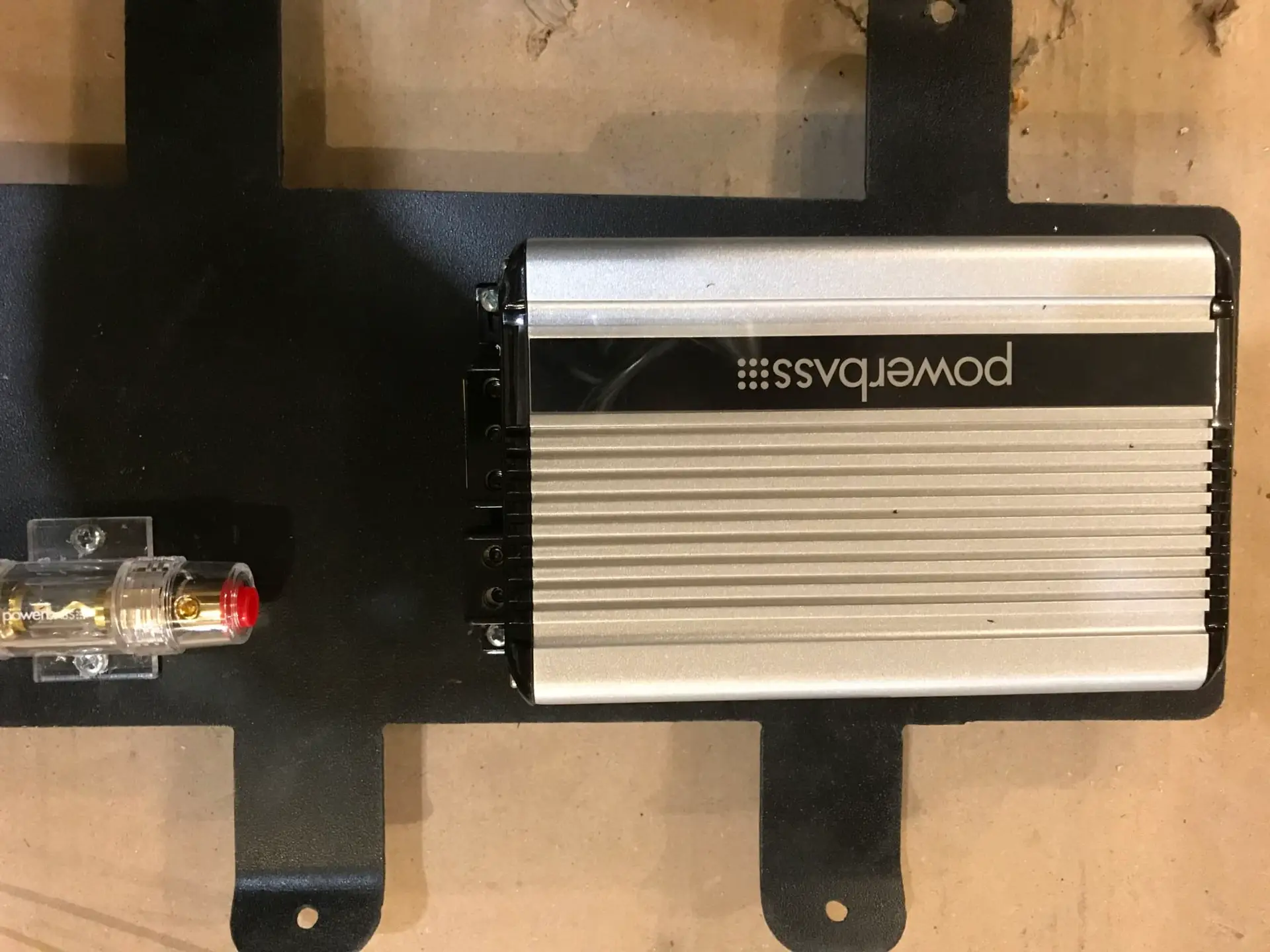 SXS AUDIO XP1K/900/TURBO AMP MOUNTING PLATE (BEHIND SPEEDO) 2018 DOWN